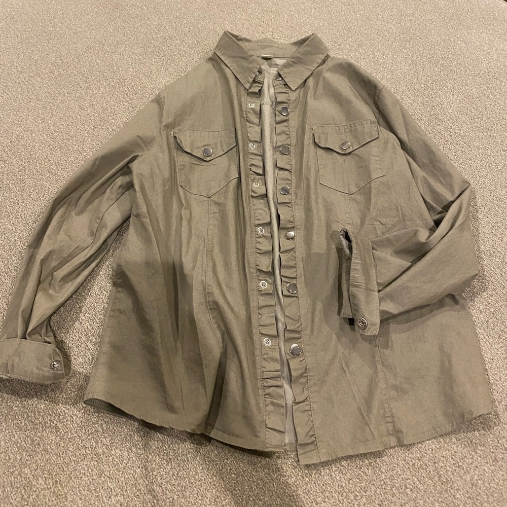 Womans Olive Green Shirt